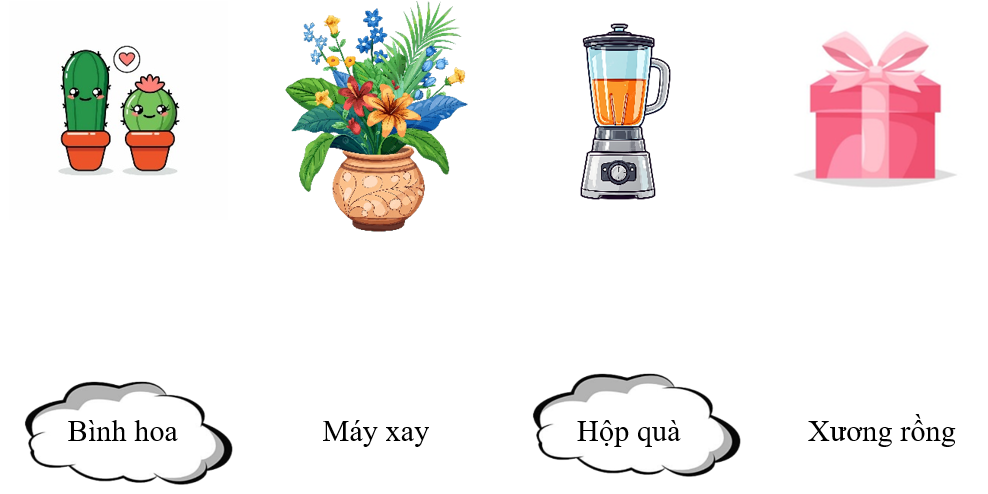 Nối ô chữ với hình phù hợp. (ảnh 1)