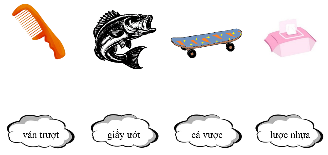 Nối ô chữ với hình phù hợp. (ảnh 1)