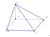 Cho hình chóp S.ABCD có đáy ABCD là hình bình hành (ảnh 1)