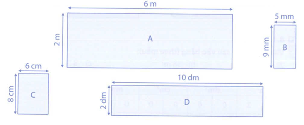 Tính diện tích của mỗi hình sau: (ảnh 1)
