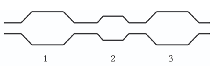 Hình vẽ mô tả các điểm ori ở sinh vật nhân thực , cho biết điểm ori số mấy có tốc độ sao chép chậm nhất? (ảnh 1)