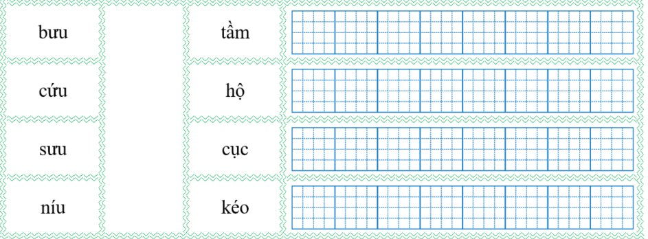Nối đúng rồi viết lại từ ngữ: (ảnh 1)