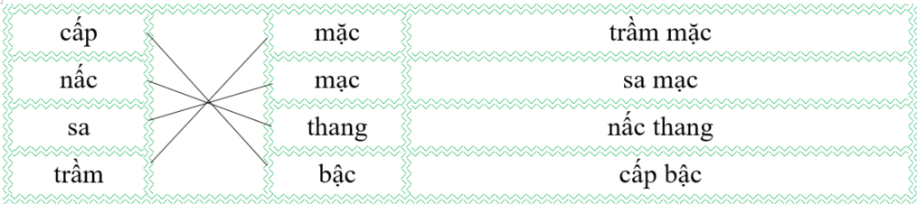 Nối đúng rồi viết lại từ ngữ: (ảnh 2)