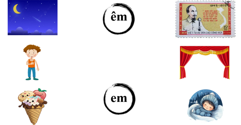 Nối đúng: êm em (ảnh 1)