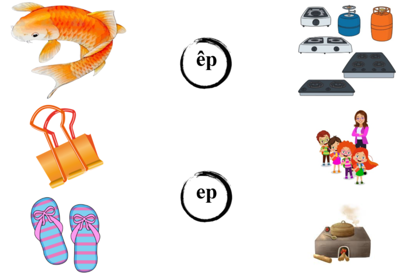 Nối đúng: êp ep (ảnh 1)