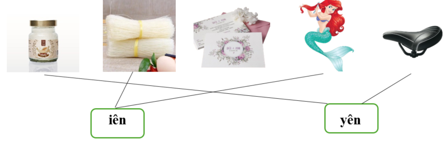 Nối đúng: iêu yên (ảnh 2)