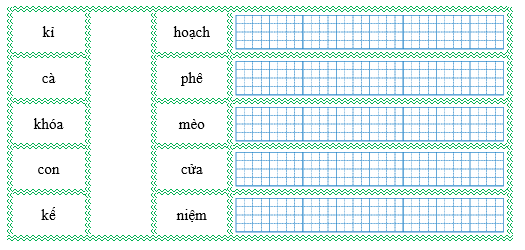 Nối đúng rồi viết lại từ ngữ: (ảnh 1)
