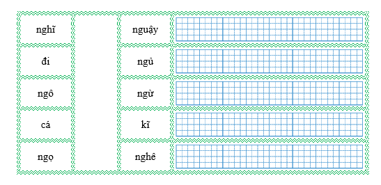 Nối đúng rồi viết lại từ ngữ: (ảnh 1)