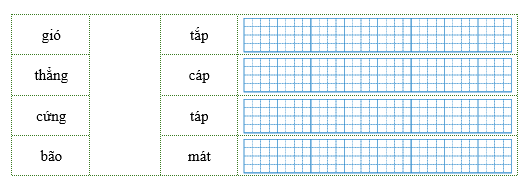 Nối đúng rồi viết lại từ ngữ: (ảnh 1)