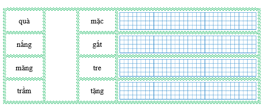 Nối đúng rồi viết lại từ ngữ: (ảnh 1)