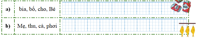 Sắp xếp từ ngữ thành câu phù hợp:  (ảnh 1)