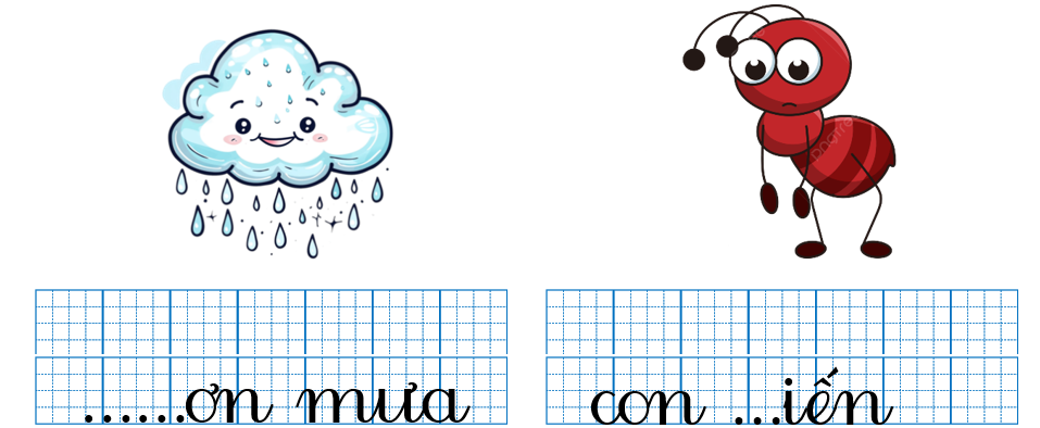Em hãy điền “c” hoặc “k” và dấu thanh thích hợp vào chỗ trống: (ảnh 1)