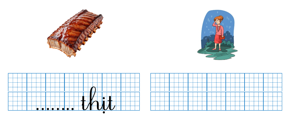 Em hãy điền vần “ươt” hoặc “ươp” và dấu thanh thích hợp vào chỗ trống: (ảnh 1)