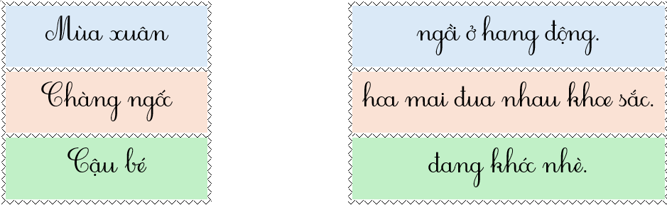 Em hãy nối để tạo thành câu có nghĩa: (ảnh 1)