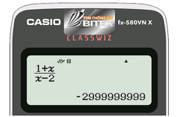 Kết quả của giới hạn Lim 1 + x/ x - 2 là (ảnh 1)