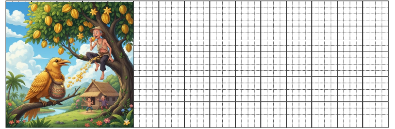 f) Viết 4 – 5 câu giới thiệu về câu chuyện dưới đây: (ảnh 1)