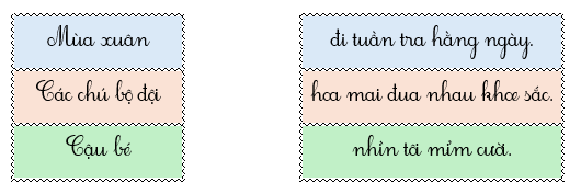 Em hãy nối để tạo thành câu có nghĩa: (ảnh 1)