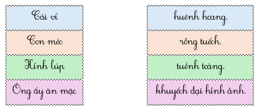 Em hãy nối để tạo thành câu có nghĩa: (ảnh 1)