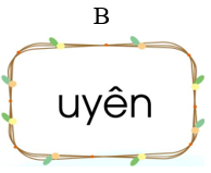 Từ “uyên bác” chứa vần nào trong các vần dưới đây: (ảnh 2)