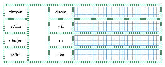 Nối đúng rồi viết lại từ ngữ: (ảnh 1)