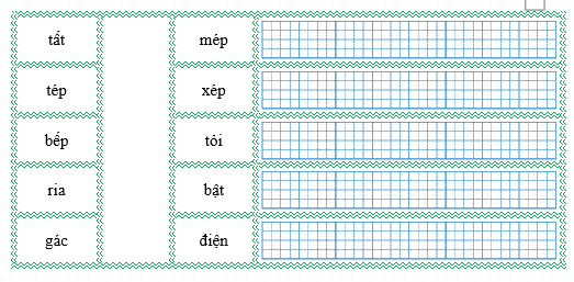 Nối đúng rồi viết lại từ ngữ: (ảnh 1)