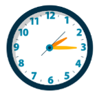 Look at the picture and choose the letter A, B, C or D to complete the sentences.What time is it? - It’s ________________. (ảnh 1)