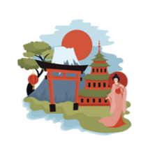 Look at the picture and choose the letter A, B, C or D to complete the sentences.I was in ___________ yesterday. (ảnh 1)