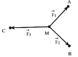 Khi đó tính cường độ của lực vecto F3 (kết quả làm tròn đến hàng đơn vị). (ảnh 1)