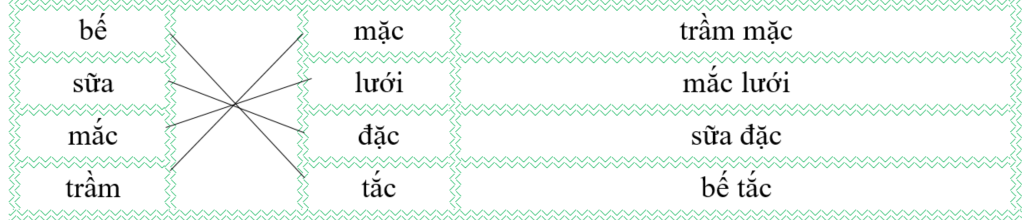 Nối đúng rồi viết lại từ ngữ: (ảnh 2)