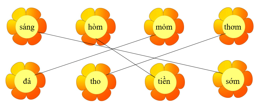 Nối đúng rồi viết lại từ ngữ: (ảnh 2)