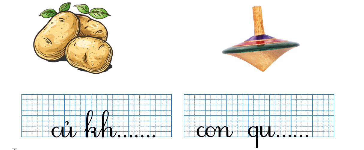 Em hãy điền vần “oai” hoặc “oay” và dấu thanh thích hợp vào chỗ trống: (ảnh 1)