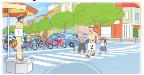 Nhận xét về chú công an số 2.   A. Khéo léo, đảm đang.  (ảnh 1)