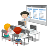 Look at the picture and choose the letter A, B, C or D to complete the sentences.How many ___________ are there at your school? - One. (ảnh 1)