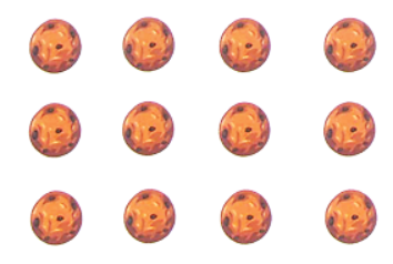 Hãy khoanh tròn vào 1/4 số bánh có trong mỗi hình: (ảnh 2)