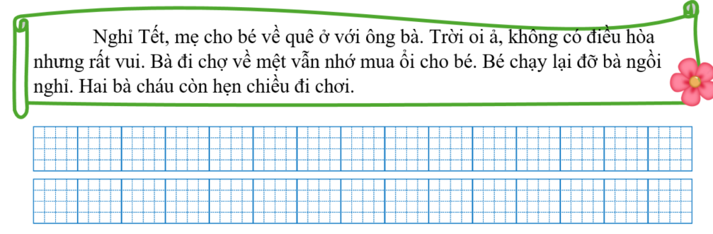 Tìm tiếng có chứa vần “ai” hoặc “oi” trong đoạn văn sau: (ảnh 1)