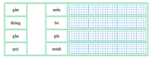 Nối đúng rồi viết lại từ ngữ: (ảnh 1)