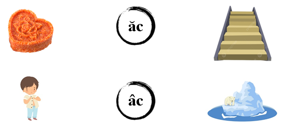 Nối đúng: ăc âc (ảnh 1)