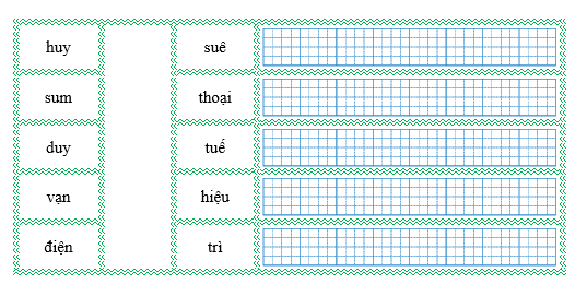 Nối đúng rồi viết lại từ ngữ: (ảnh 1)