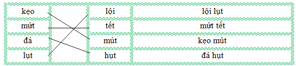 Nối đúng rồi viết lại từ ngữ: (ảnh 2)