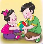 A child and child playing with a ball

AI-generated content may be incorrect.