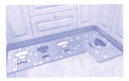 Một số tấm thảm hình chữ nhật có kích thước (chiều dài × chiều rộng) như sau:Hỏi mỗi tấm thảm trên có diện tích bao nhiêu đề-xi-mét vuông? (ảnh 2)