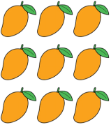  Hãy khoanh tròn vào  số quả trong mỗi hình: (ảnh 1)