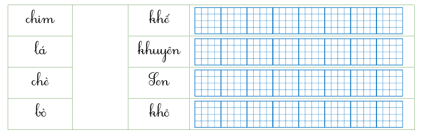 Nối đúng rồi viết lại từ ngữ: (ảnh 1)