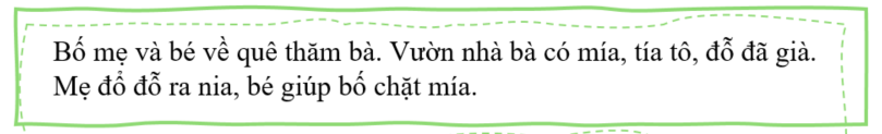Viết lại các tiếng có vần “ia” trong bài: (ảnh 1)