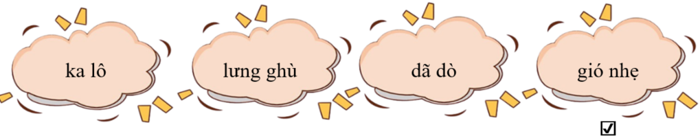 Đánh dấu ☑ vào ô trống trước từ viết đúng: (ảnh 2)