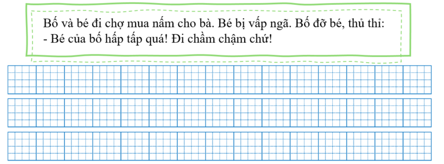 Viết lại các tiếng có vần “âm” trong bài: (ảnh 1)