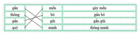 Nối đúng rồi viết lại từ ngữ: (ảnh 2)