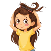 Có bao nhiêu tiếng chứa vần en trong câu sau: Bạn nhỏ có mái tóc màu đen thật xinh xắn (ảnh 1)