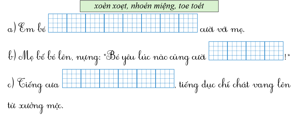 Điền các từ trong khung phù hợp vào chỗ trống: (ảnh 1)