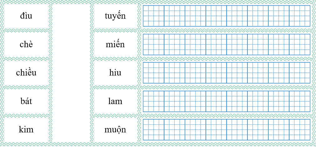 Nối đúng rồi viết lại từ ngữ: (ảnh 1)